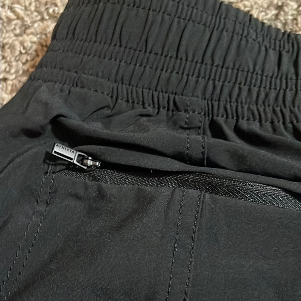 Athleta Chelsea Cargo Utility Black Joggers - Picture 9 of 9